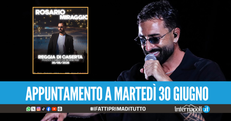 Rosario Miraggio pronto a prendersi la Reggia di Caserta: "Il concerto più importante della mia vita"