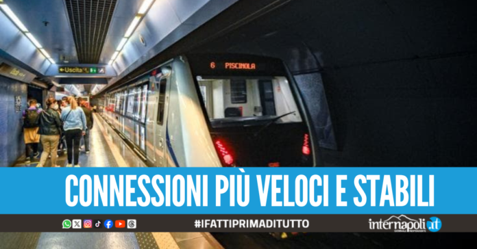 La Linea 1 della Metro di Napoli si aggiorna, da domani attiva la nuova rete 4G e 5G sui treni