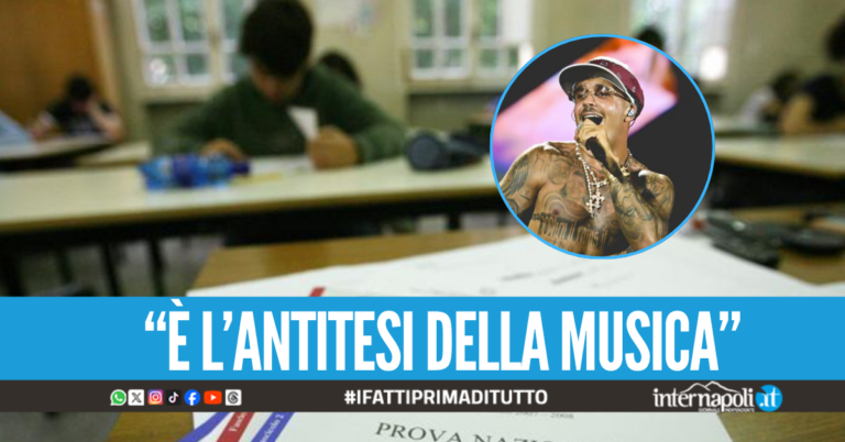 "Geolier è la rovina della società", studente di terza media mortificato agli esami dalla prof di italiano