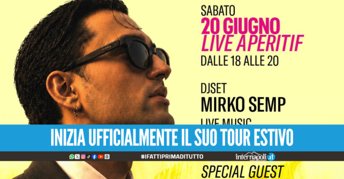 Francesco Da Vinci live al Lido Marina sabato 20 giugno, un successo preannunciato