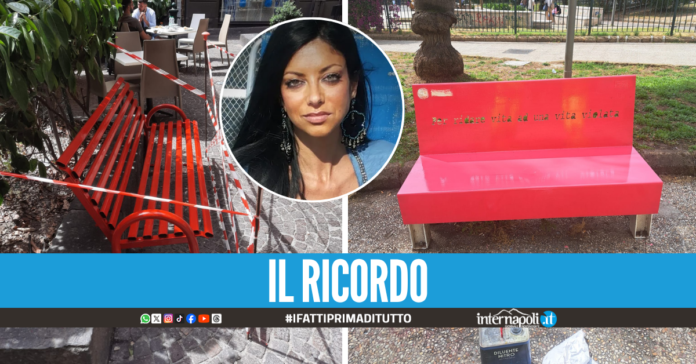 Napoli non dimentica Tiziana Cantone, panchina con dedica in piazzetta Augusteo