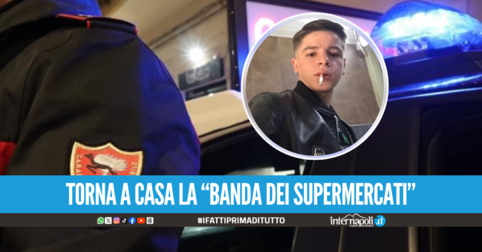 Rapine ai supermercati di Giugliano, S. Antimo e Casandrino: tutti scarcerati