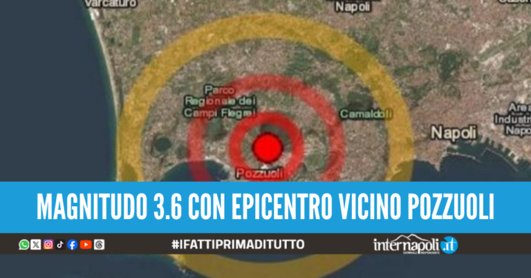 Campi Flegrei, nuova scossa di terremoto nella notte: sisma avvertito anche a Napoli