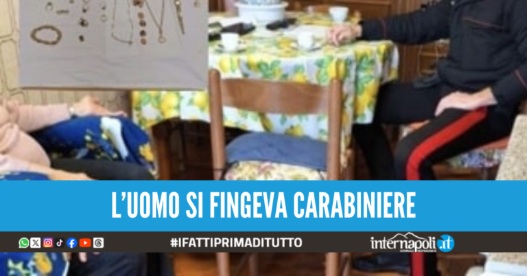 Truffava gli anziani in costiera: arrestato mentre cercava la prossima vittima