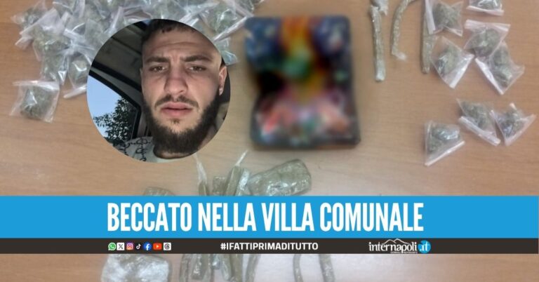 Spacciava davanti ai bimbi, 24enne arrestato a San Pietro a Patierno