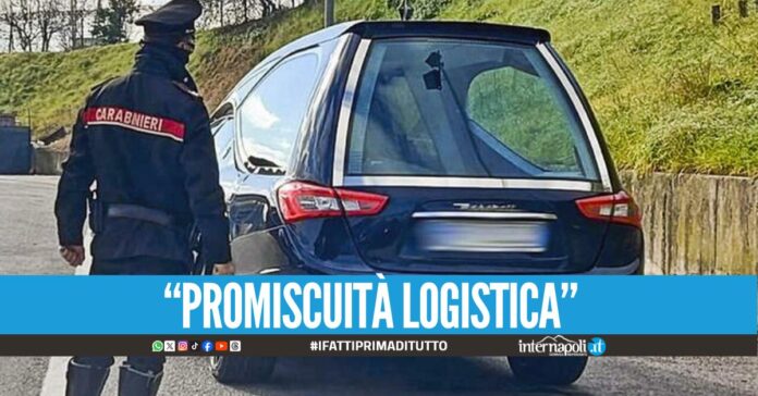 Blitz nell'azienda funebre ad Arzano, scoperte le irregolarità
