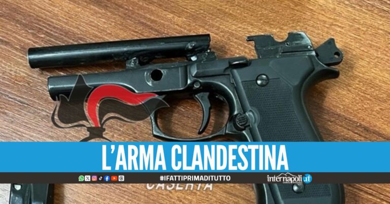 Entra nel bar armato di pistola, arrestato a Casal di Principe