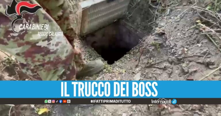 Scoperto un bunker per i latitanti, aveva la botola elettronica