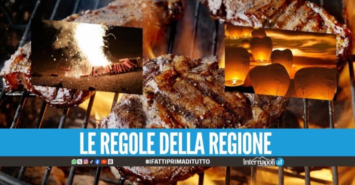 Allerta incendi in Campania, ecco i divieti dal 15 giugno
