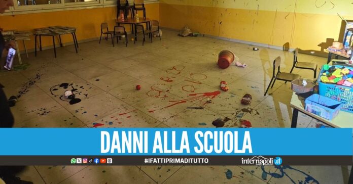 Raid vandalico nella scuola Collodi, la denuncia della sindaco di Melito