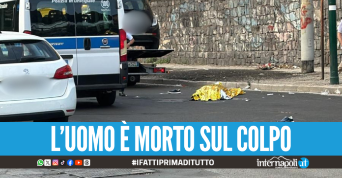 Tragedia al Quadrivio di Secondigliano, pedone travolto e ucciso dall'auto in corsa