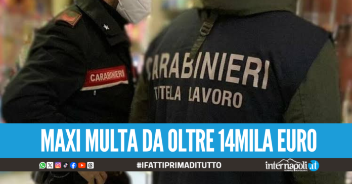 Lavoratori in nero scoperti nell'hotel a Giugliano, sospesa l'attività