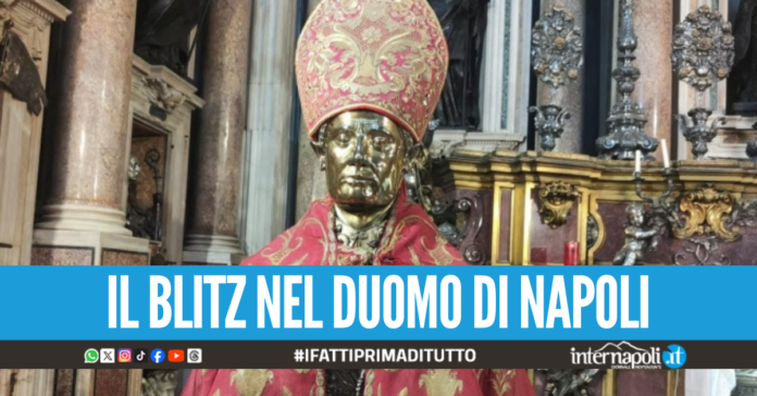 Tenta di rubare la mitra di San Gennaro, condanna e pena sospesa per il ladro