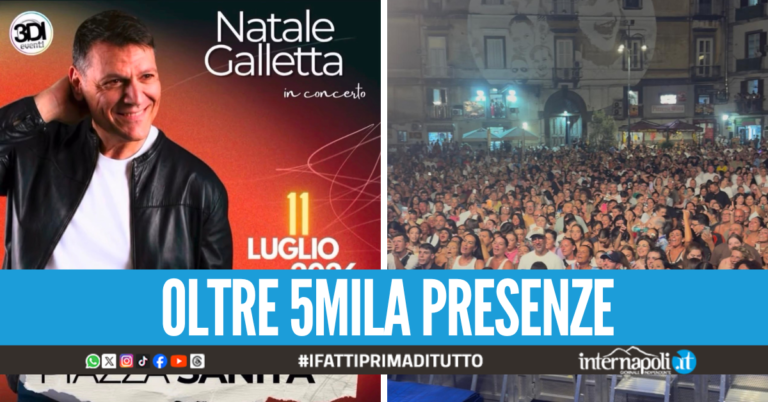 Natale Galletta incanta Napoli: grande successo in Piazza Sanità