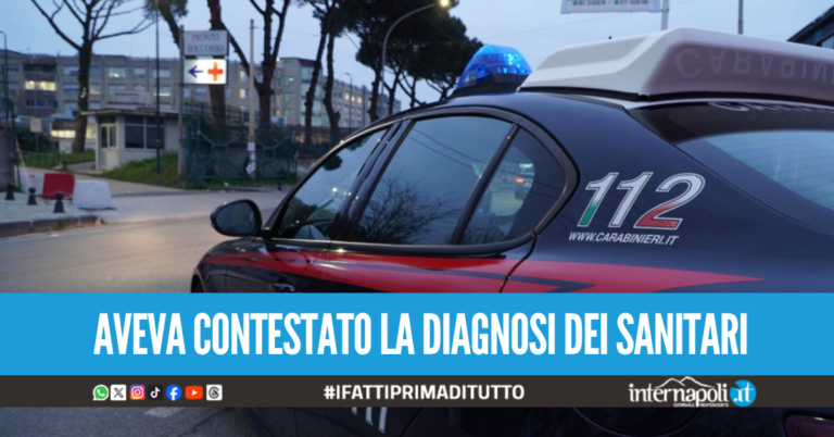 "Curatemi la ferita": giovane picchia medico, infermiere e guardia giurata all'ospedale di Aversa
