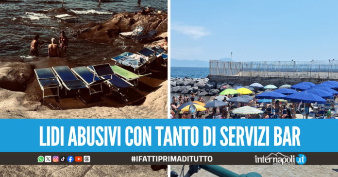 Lidi abusivi a Napoli, spiagge libere occupate da Largo Sermoneta allo 'scoglione' di Marechiaro