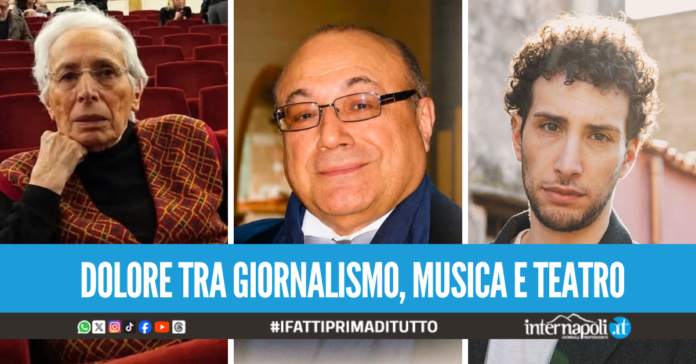 Triplo lutto nel mondo della cultura a Napoli: addio a Nora Puntillo, Paolo Raffone e Davide Cristiano