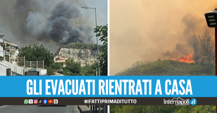 Domato l'incendio a Pozzuoli, la Procura ha aperto un'inchiesta sulle origini del rogo