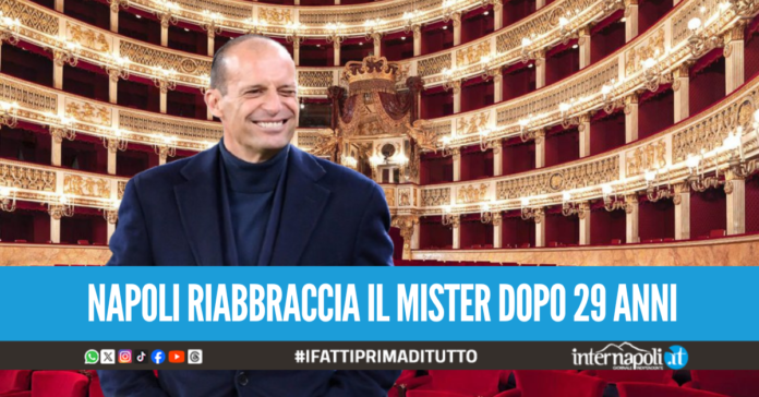 Oggi è il giorno di Max Allegri, tutto pronto per la presentazione al San Carlo