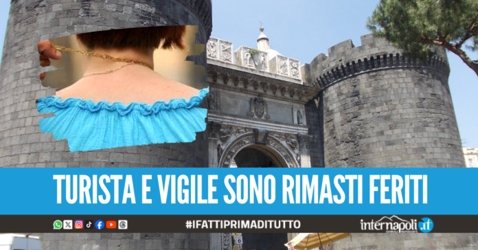 Rapina choc a Porta Nolana: scippa collana alla turista, sputa alla nipote e picchia un vigile