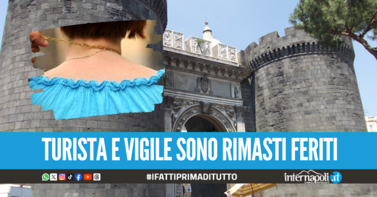 Rapina choc a Porta Nolana: scippa collana alla turista, sputa alla nipote e picchia un vigile