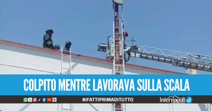 Operaio di una ditta napoletana muore folgorato mentre installava la fibra ottica