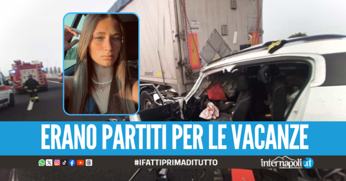 Tragedia sull'A1 nel Casertano, Noemi muore a 16 anni nell'incidente: grave il resto della famiglia