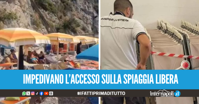 Blitz sulla spiaggia libera 
