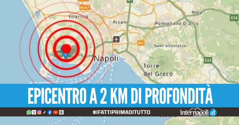 Terremoto ai Campi Flegrei, scossa di magnitudo 2.1 avvertita dalla popolazione