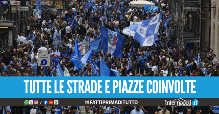 Strade di Napoli "a mezzo servizio" per il Centenario degli azzurri, diramato il piano traffico