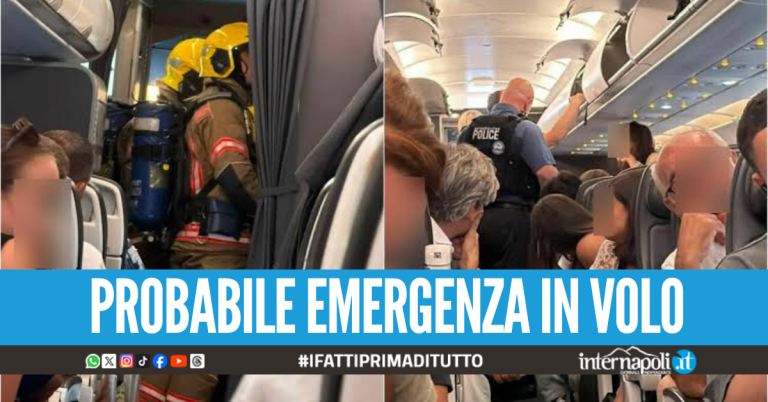 Panico per 40 studenti napoletani sul volo da Londra "Aereo circondato da polizia e vigili del fuoco"