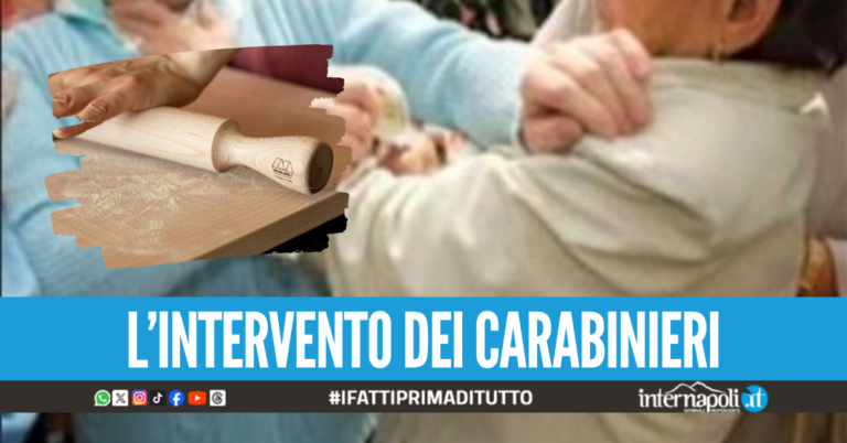 Rissa in famiglia a colpi di mattarello, cinque arresti a Caivano