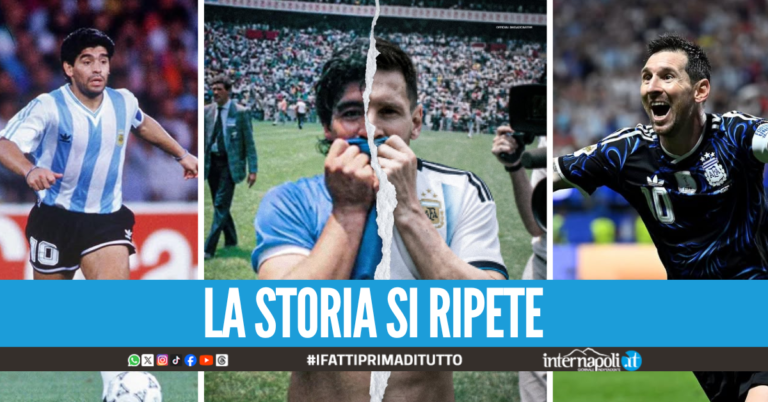 Quarant’anni dopo, Leo come Diego: l’Argentina piega l’Inghilterra 2-1
