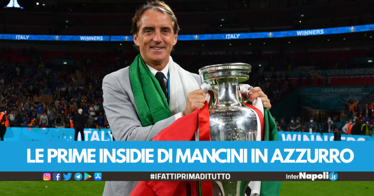 Montagna da scalare per Mancini, quali sono i primi impegni del nuovo CT dell’Italia