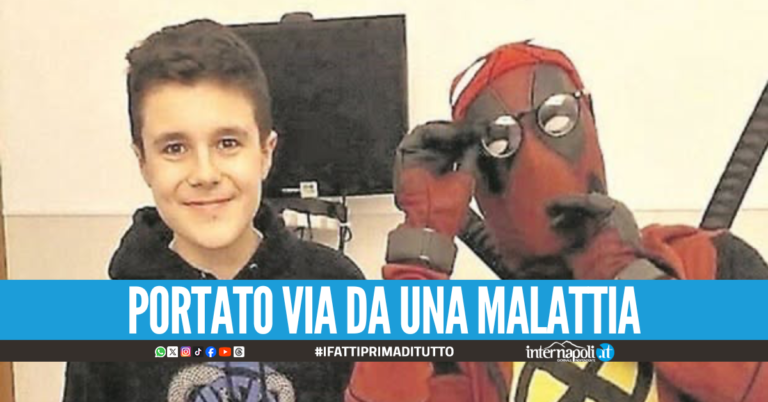 L'ultima gita a Napoli prima dell'addio, Lorenzo muore a 15 anni
