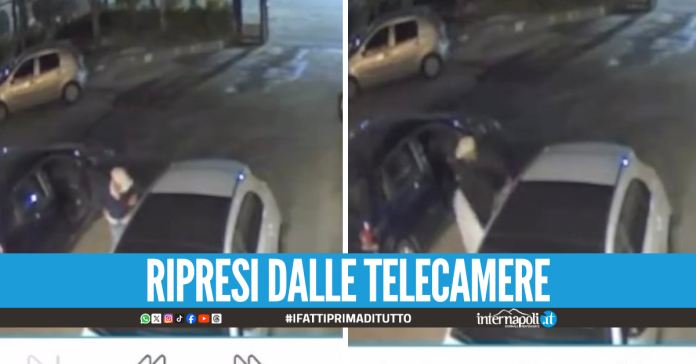 Furto nel parcheggio di 