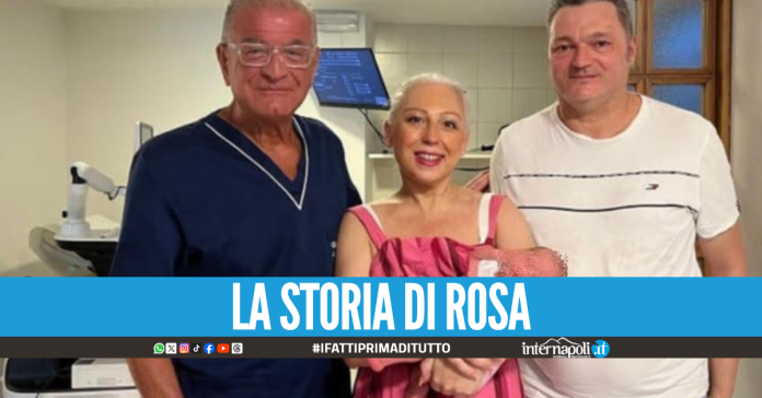 Parto record in Campania, Rosa diventa mamma a 49 anni con un mioma di 9 centimetri