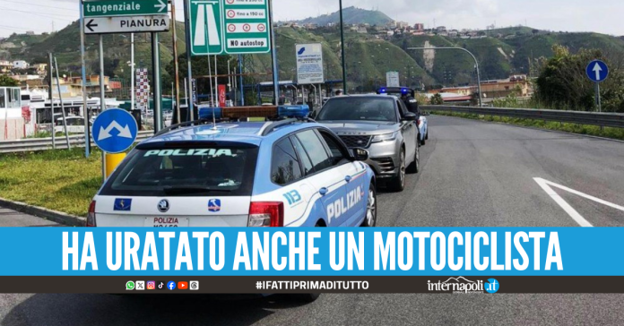 Follia sulla Tangenziale di Napoli, donna percorre 5 chilometri contromano