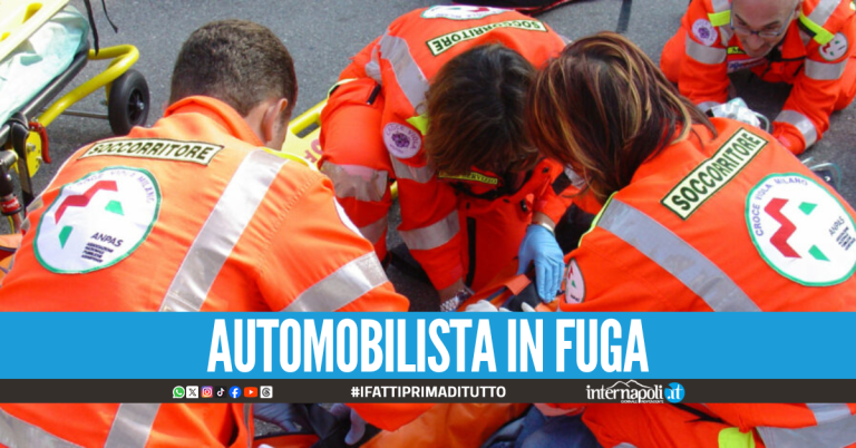 Paura a Castellammare, donna incinta investita da un pirata della strada