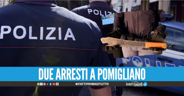 Agguato con machete in provincia di Napoli, arrestati due giovanissimi