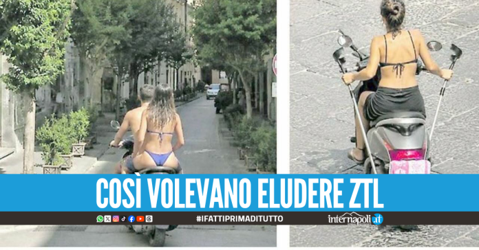 Coprono le targhe nella Ztl con stampelle e teli mare, furbetti beccati a Salerno