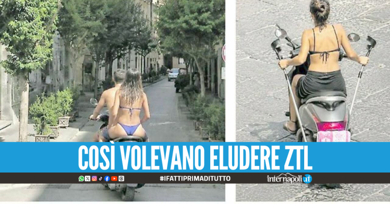 Coprono le targhe nella Ztl con stampelle e teli mare, furbetti beccati a Salerno