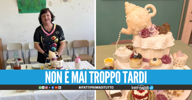 La storia di Nunzia, 62enne di Barra: si diploma all'alberghiero con il massimo dei voti
