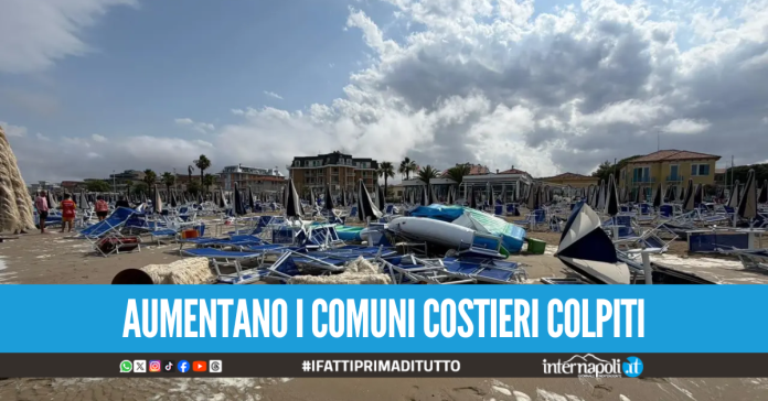 Caldo record in Campania e nel Sud Italia, coste e spiagge minacciate dal clima