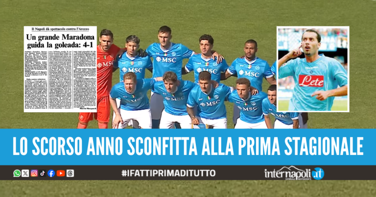 amichevole napoli arezzo