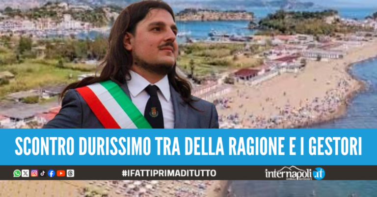 “Amo i pezzenti”: il sindaco di Bacoli replica agli insulti e dichiara guerra ai lidi