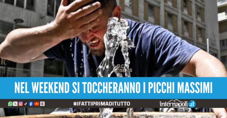 Caldo record sull’Italia: 16 città da bollino rosso, la situazione a Napoli