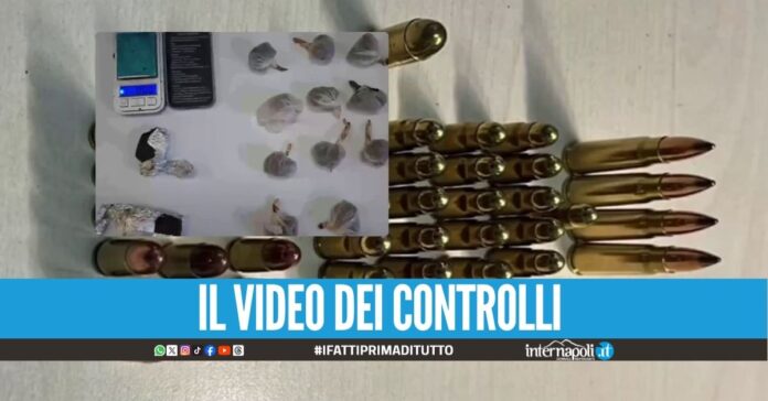 Blitz tra Montesanto e i Quartieri Spagnoli, scovate droga e munizioni