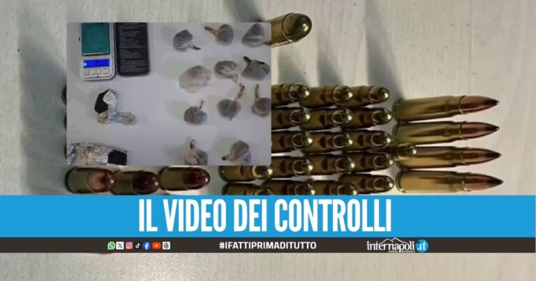 Blitz tra Montesanto e i Quartieri Spagnoli, scovate droga e munizioni