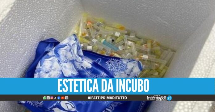 Sequestrate le siringhe di botox e di filler nella clinica estetica abusiva